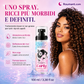 Spray idratante anticrespo per capelli ricci