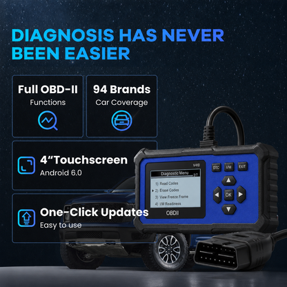 Scanner diagnostico OBD2 multifunzionale per motori di veicoli