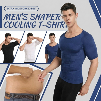 🔥Sconto a tempo limitato🎉T-shirt rinfrescante modellante da uomo