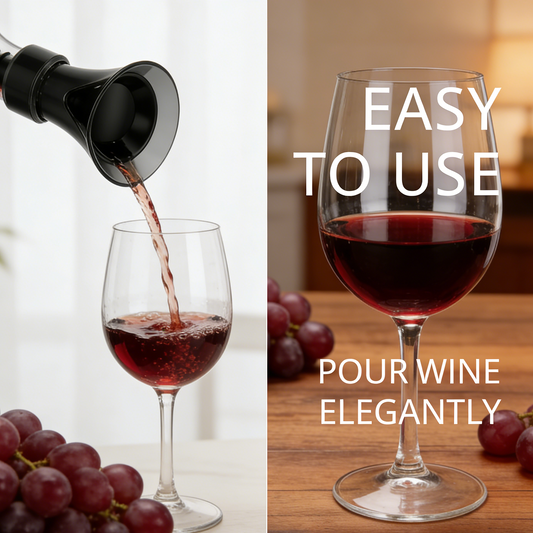 🍷 Tappo Salvavino 2-in-1 Sottovuoto con Versatore