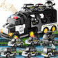 Giocattoli camion della polizia Bambini 7 in 1 Camion Giocattolo a frizione Regali di Natale e compleanno per bambini e bambine dai 3 ai 5 anni