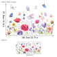 🌸Saldi di primavera: 50% di sconto💞Adesivo da finestra con bouquet floreale colorato🖼️(Tagliabile a misura)