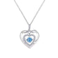 💗Collana da donna in argento con cuore pulsante