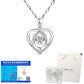 💗Collana da donna in argento con cuore pulsante