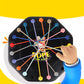Gioco da tavolo di logica con 10 corde e 22 fori | Sfida districa-corde
