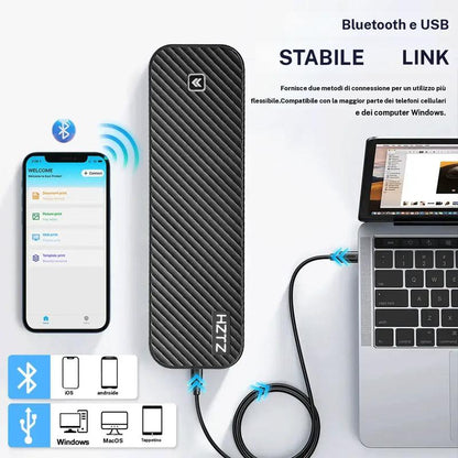 🔈🔈 SCONTO DEL 60%! 🔥Stampante termica portatile Bluetooth D810 - Ideale per studi di tatuaggi e uffici 🖨️📱