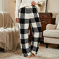 🎅ULTIMO GIORNO DI SALDI 50% DI SCONTO🔥Pantaloni casual invernali vintage a quadri elasticizzati, larghi e caldi🌟