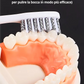 Spazzolino da denti medio con setole dure a marchio privato, confezione da 2 Set di spazzolini da denti con doppio manico per il giorno e la notte