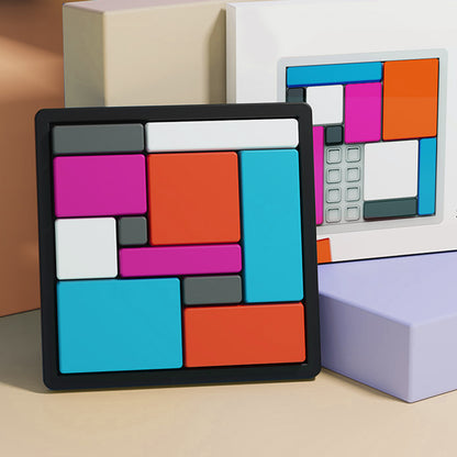 Gioco creativo di puzzle a blocchi geometric
