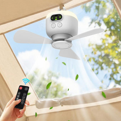 ⏰ Offerta limitata: 50% DI SCONTO sul ventilatore da soffitto ricaricabile con LED! 🌬️✨