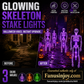 👻Sconto del 50% per Halloween! 💀Le migliori decorazioni per un'atmosfera spettrale!🎃💡 Luci a forma di scheletro a energia solare da piantare nel terreno – Si illuminano al buio, alimentate a energia solare, facili da installare.👻🪦✅