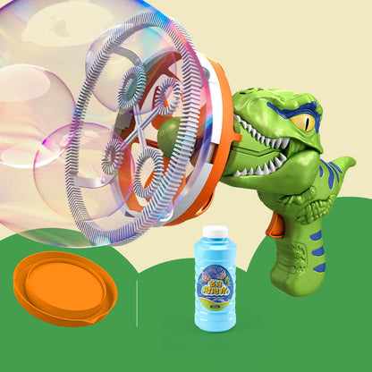 🔥Electric dinosaur bubble machine ✈Kid's Favorite