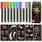 🔥Offerta imperdibile: 50% di sconto🎨Perfetti per creazioni artistiche uniche sul corpo🔥Pennarelli per tatuaggi temporanei sulla pelle