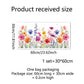 🌸Saldi di primavera: 50% di sconto💞Adesivo da finestra con bouquet floreale colorato🖼️(Tagliabile a misura)