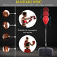 Speedball da boxe di qualità superiore con supporto - regolabile in altezza per adolescenti e adulti - rimbalzo a 360° per alleviare lo stress e il fitness - ideale per l'uso domestico in camere da letto, soggiorni e giardin