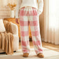 🎅ULTIMO GIORNO DI SALDI 50% DI SCONTO🔥Pantaloni casual invernali vintage a quadri elasticizzati, larghi e caldi🌟