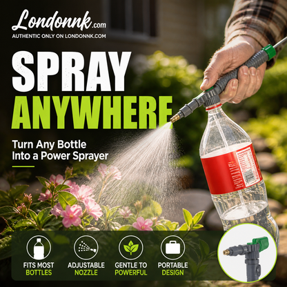 🌿Spruzzatore manuale per bottiglie con ugello regolabile – Attrezzo da giardino fai-da-te portatile, compatibile con bottiglie di plastica standard per l’irrigazione delle piante, la concimazione e il controllo dei parassiti