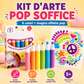 🎁Penne da disegno fai da te con popcorn a bolle