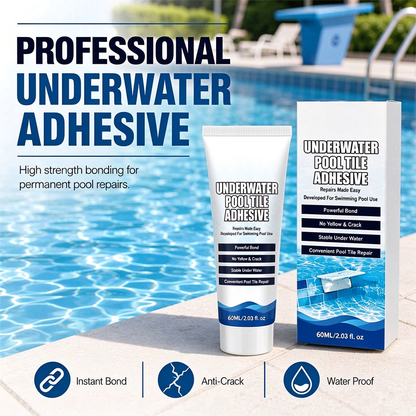 🏊 Adesivo subacqueo per piccole riparazioni di piastrelle piscina – 30 o 60 mL