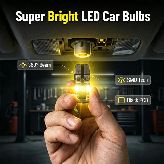 Luci LED bianche super luminose per interni ed esterni di auto