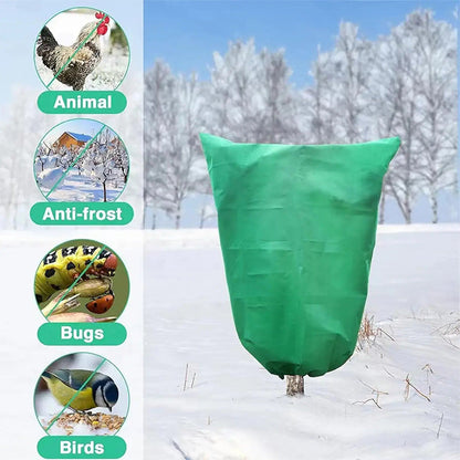 🔥50% di sconto!🌿Coperture antegel per piante con cordoncino – Giacche invernali in pile traspiranti