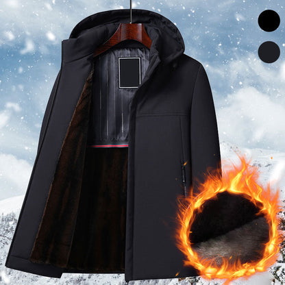 🎅[regalo caldo] 📦Parka termico con cappuccio spesso da uomo