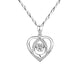 💗Collana da donna in argento con cuore pulsante