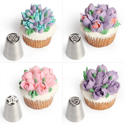 🎉Offerta speciale: 50% di sconto🍰Set di beccucci per glassa a forma di fiore