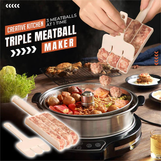 🔥 Acquista 2 e ricevi 1 gratis🔥 Creativa Cucina Tripla Polpettier