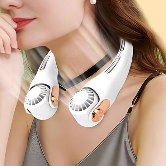 🔥Summer Hot Sale Walking Air Conditioners🌪️Low Noise Portable Neck Fan