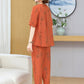 Leisure Printed Loose Two-Piece Set