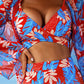 👗Women's 3-Piece Sexy Floral Print Swimsuit