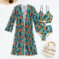 👗Women's 3-Piece Sexy Floral Print Swimsuit