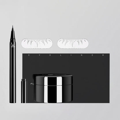 2-in-1 Waterproof & Quick Drying Lower Lash Stamp With Ultra Fine Eyeliner Pencil