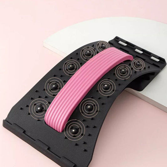 Massaggio magnetoterapico con agopuntura e lettino per stretching lombar