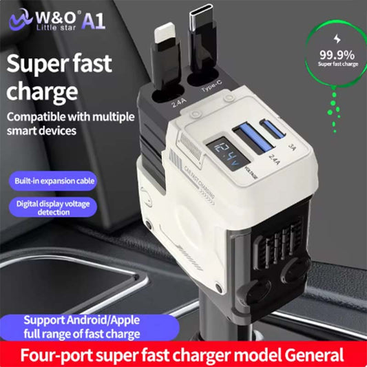 🔥SCONTO LIMITATO DEL 50%--Caricabatteria rapido per auto