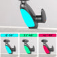 Rubinetto lavabo estraibile girevole a 360° con 4 modalità di flusso dell'acqua e luce LE