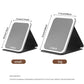 Specchio cosmetico pieghevole portatile a LED