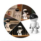 Videocamera di sorveglianza robotica wireless WiFi a 360° HD a infrarossi