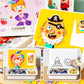 Scatola magnetica puzzle per bambini con gioco e lavagna da disegn