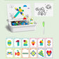 Scatola magnetica puzzle per bambini con gioco e lavagna da disegn