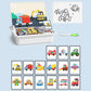 Scatola magnetica puzzle per bambini con gioco e lavagna da disegn