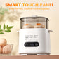 Set mini cuociuova multifunzionale con pannello touch intelligent