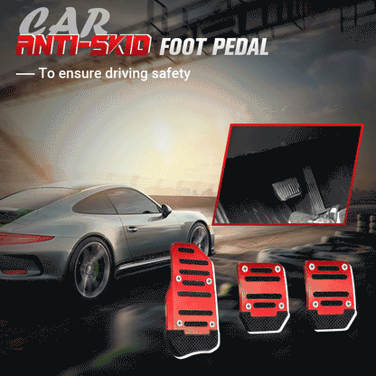 Pedale del piede antislittamento per auto allargato e sfregato
