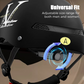 Casco da moto leggero, traspirante e resistente agli urt
