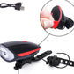 2 in 1 Clacson e Luce per Bici Ricaricabile