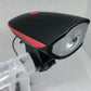 2 in 1 Clacson e Luce per Bici Ricaricabile