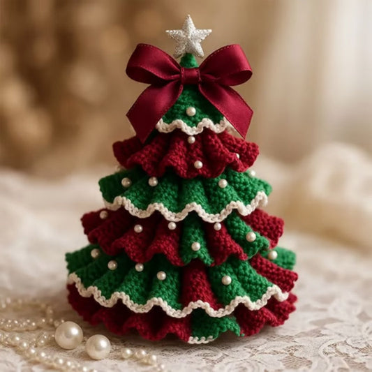 🤚🎁DIY set albero di Natale all'uncinetto - Set di decorazioni natalizie fatte a man