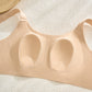 Reggiseno sottile e senza fili con coppa a orecchie di coniglio