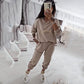 ⏳Offerta limitata! ⏰Set casual da donna, camicetta stampata e pantaloni larghi
